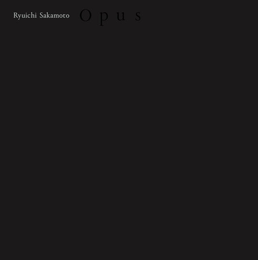 Ryuichi Sakamoto – Opus (45RPM 4LP Box Set)