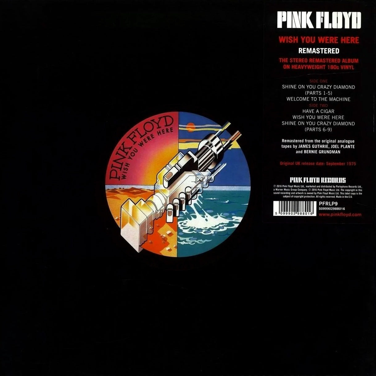Pink Floyd - Wish You Were Here (2016 Reissue)