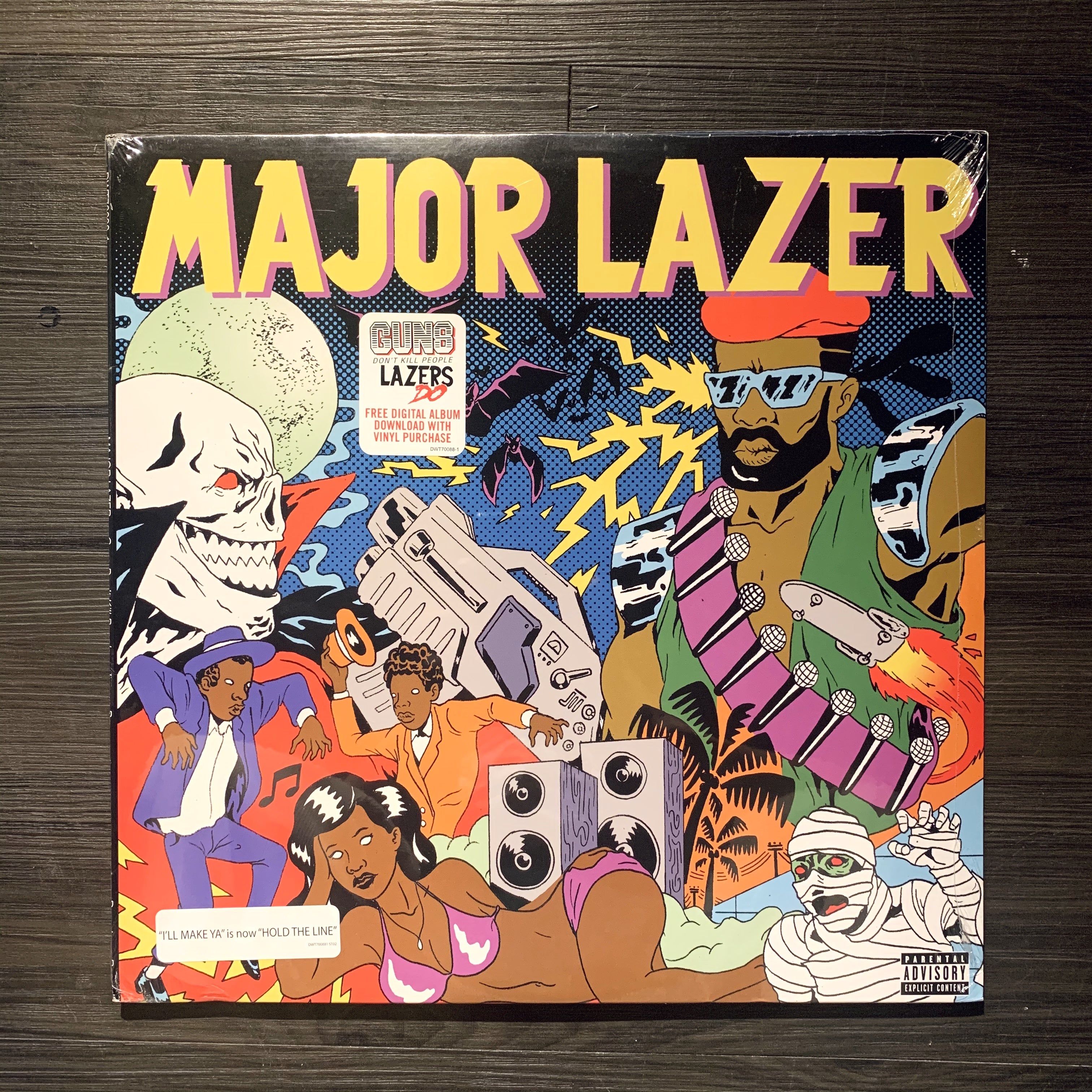 Major Lazer ‎– Guns Don't Kill People... Lazers Do - Vinyl Records