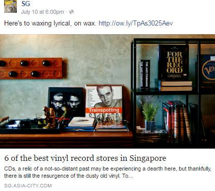 The Analog Vault in "Here's to waxing lyrical, on wax - 6 of the best vinyl record stores in Singapore"