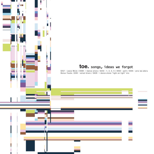 Toe - Songs, Ideas We Forgot EP (2024 Reissue)