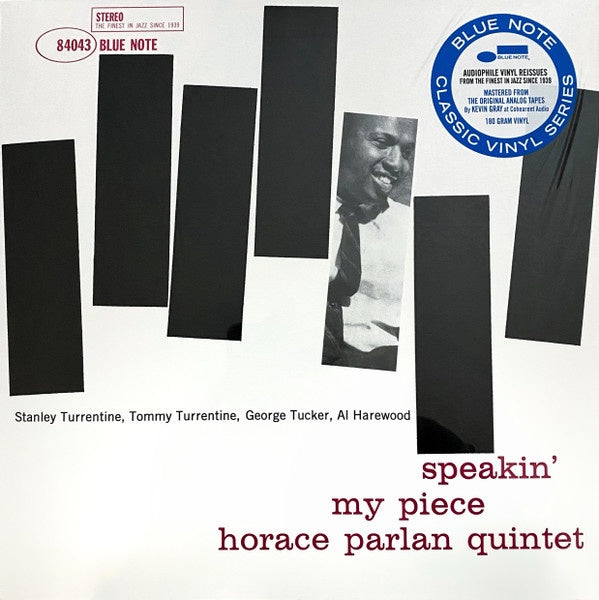Horace Parlan Quintet – Speakin' My Piece | Classic Vinyl Series