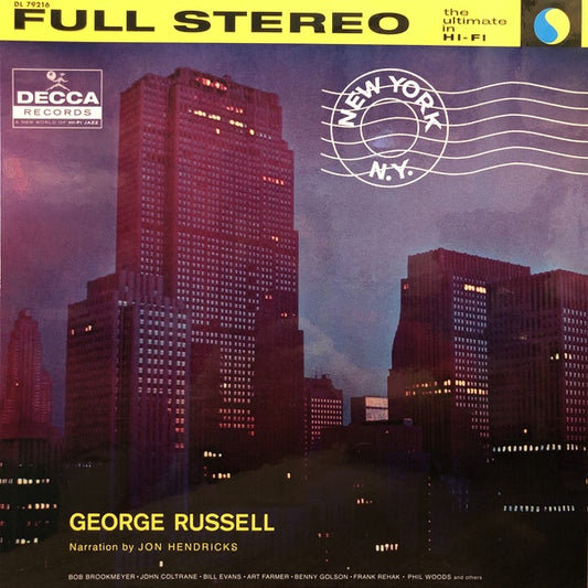 George Russell And His Orchestra ‎– New York, N.Y.